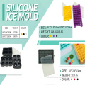 Cubo de gelo de silicone Bandeja de silicone gelo cubo